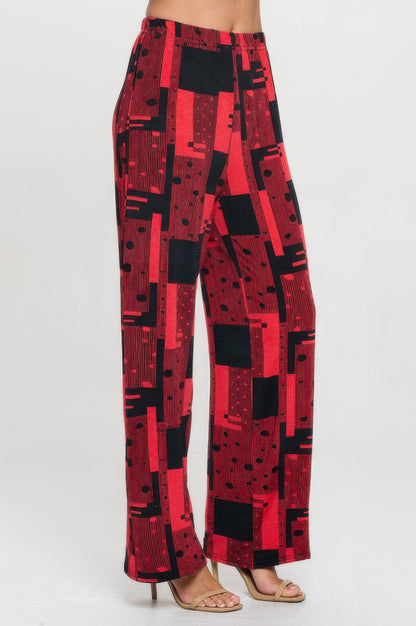 Venechia Pleated Wide Leg Pants - Tigbul's Variety Fashion Shop
