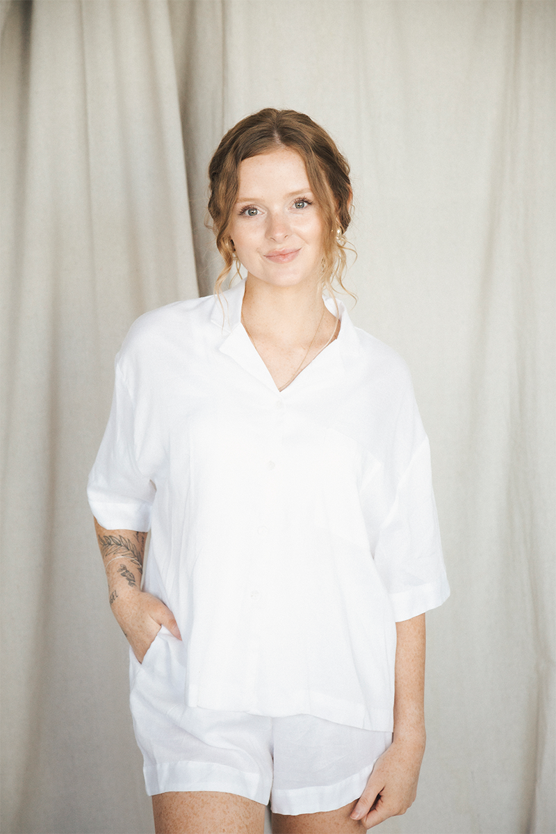 White Linen Matching Set - Tigbul's Variety Fashion Shop