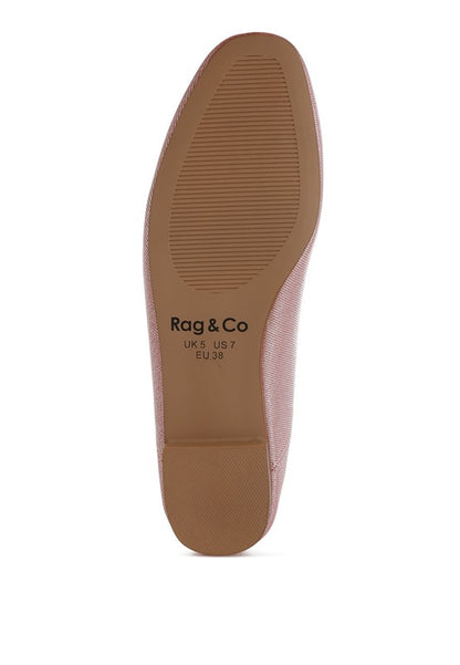 Agshin Metallic Ballet Flats - Tigbul's Variety Fashion Shop