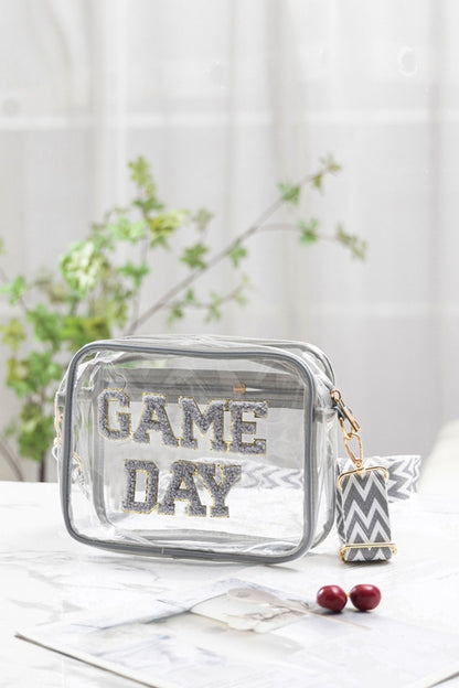 Zenana GAME DAY Stadium Approved Transparent Crossbody Bag - Tigbul's Variety Fashion Shop