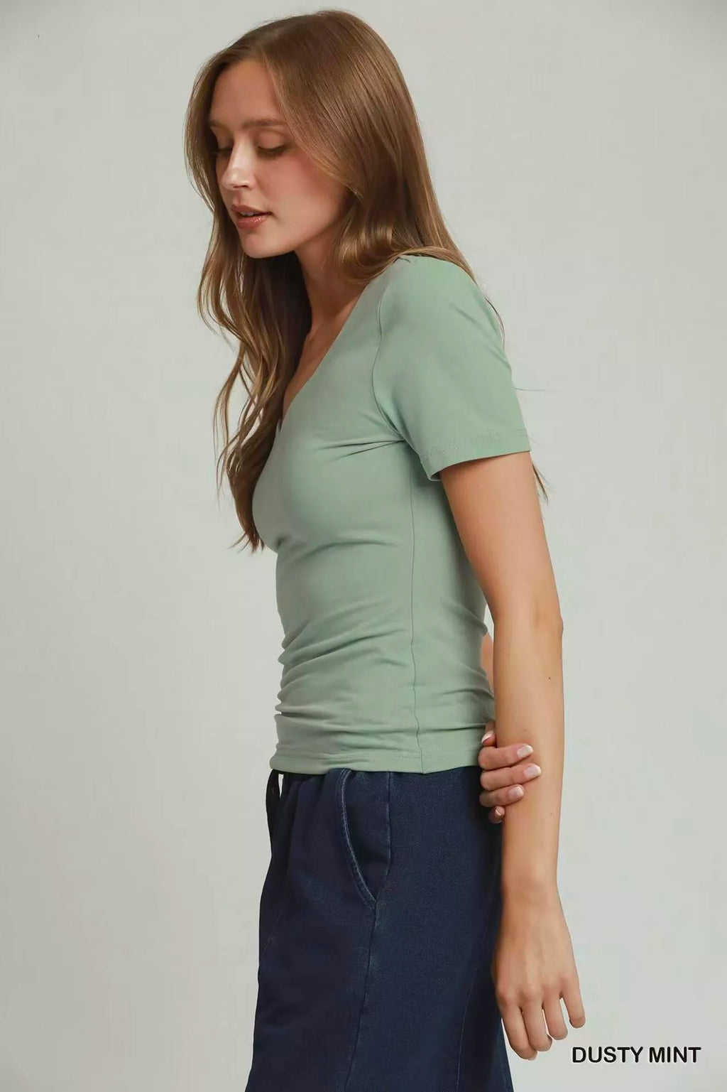Umgee Sweetheart Neckline Front Double-Lined Top - Tigbul's Variety Fashion Shop