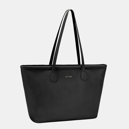 David Jones PU Leather Tote Bag - Tigbul's Variety Fashion Shop