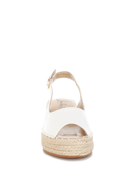 Yarael Croco Peep Toe Wedges - Tigbul's Variety Fashion Shop