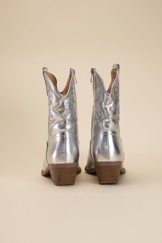 WILLA-1 Western Booties - Tigbuls Variety Fashion