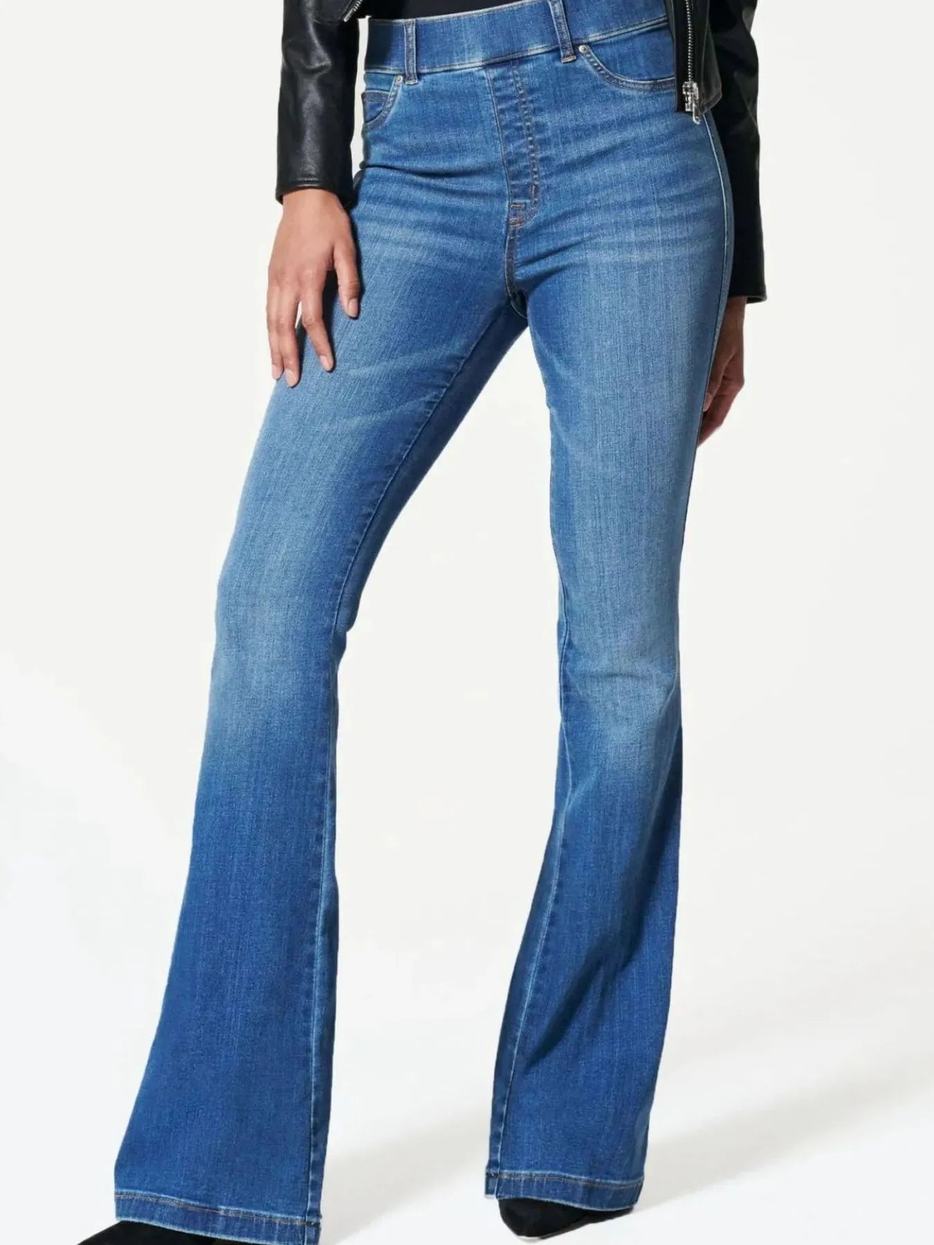 Full Size High-Waisted Flare Jeans Plus Size - Tigbul's Variety Fashion Shop