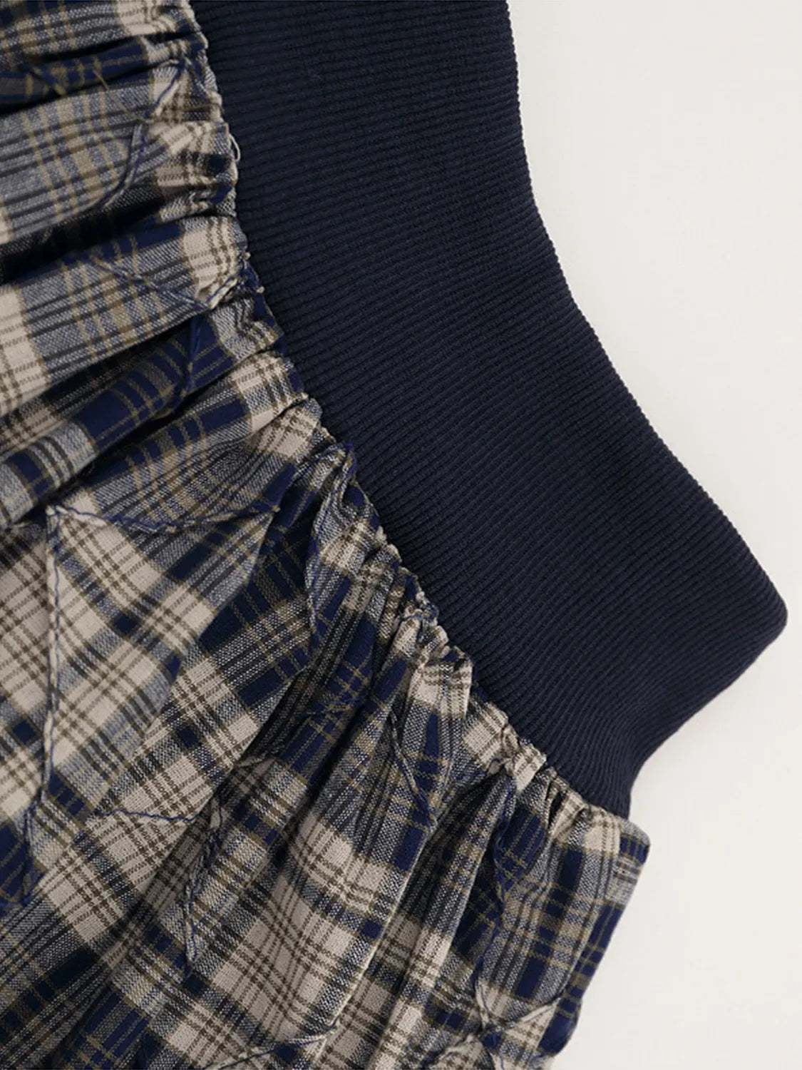 Drawstring Plaid Skort - Tigbul's Variety Fashion Shop