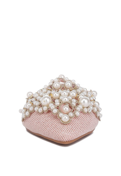 ASTRE Embellished Delicate Pearl Mules - Tigbul's Variety Fashion Shop