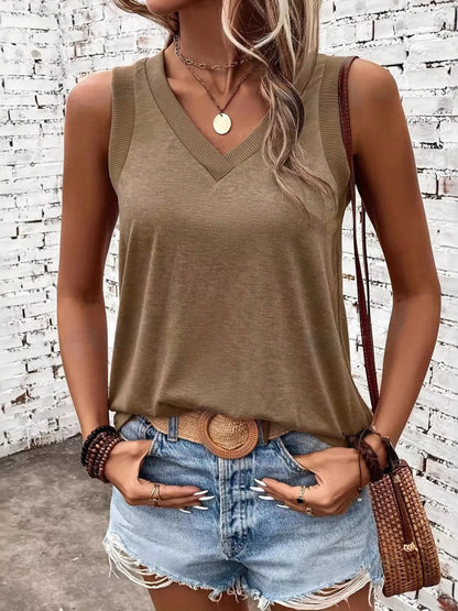 V-Neck Tank - Tigbul's Variety Fashion Shop