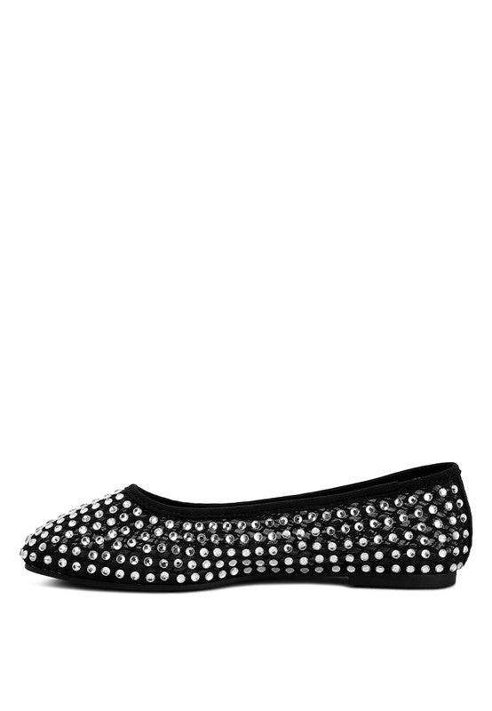 Orson Rhinestone Ballerinas - Tigbul's Variety Fashion Shop