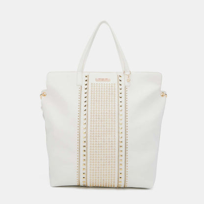 Nicole Lee USA Studded Large Tote Bag - Tigbul's Variety Fashion Shop