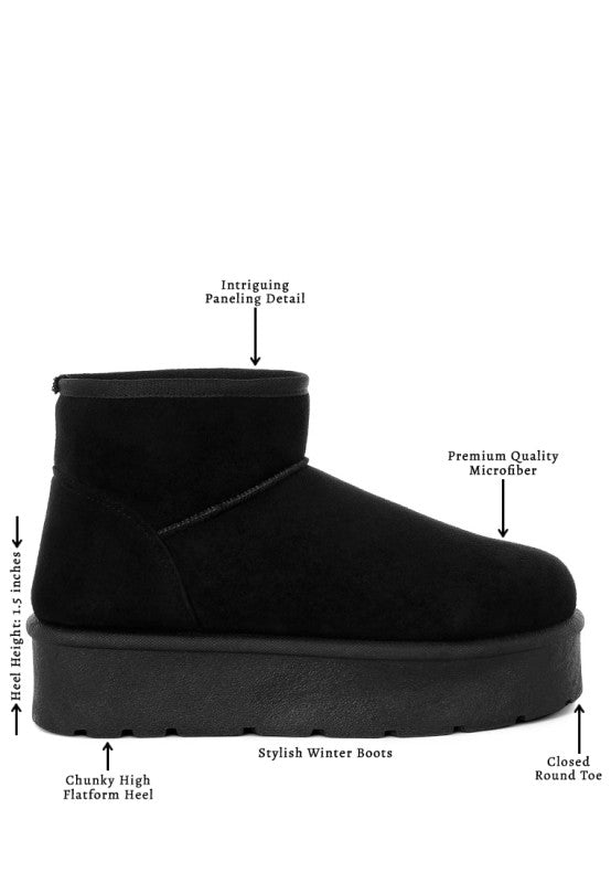 Derta Soft Microfiber Snow Boots - Tigbul's Variety Fashion Shop