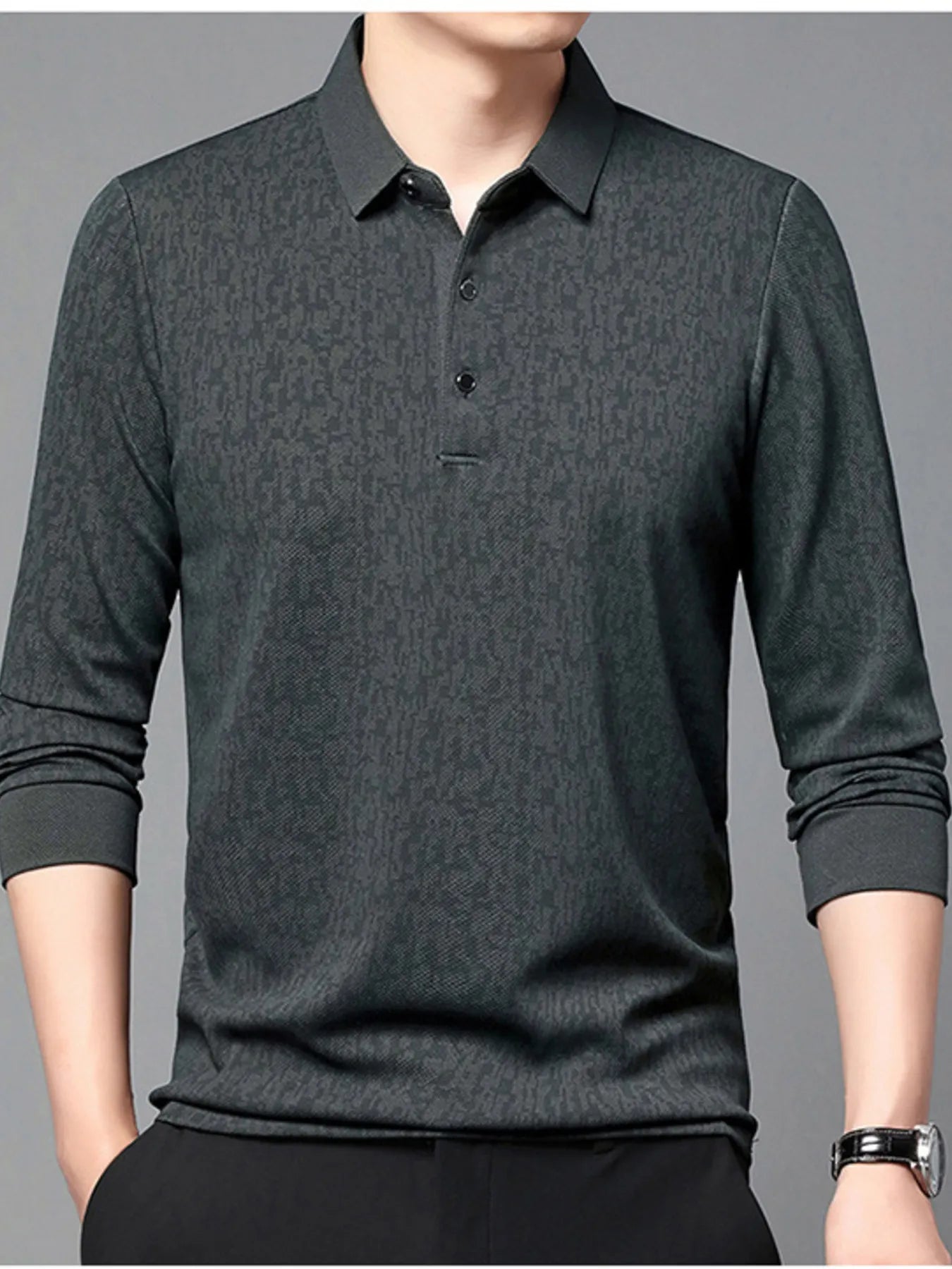 Men's Plus Size Button Detail Short Sleeve Polo - Tigbul's Variety Fashion Shop