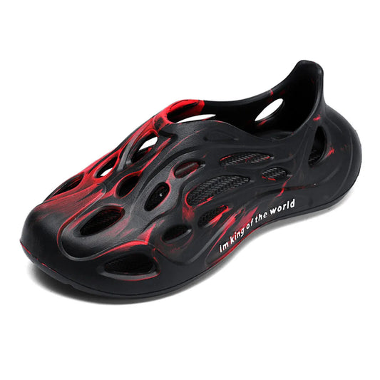 Men's Flame Pattern Sports Breathable Sandals - Tigbul's Variety Fashion Shop