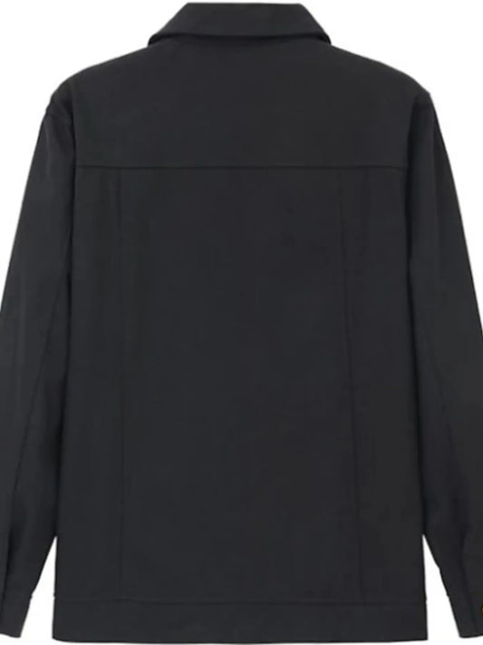 Men's Full Size Button Up Long Sleeve Jacket Plus Size - Tigbul's Variety Fashion Shop