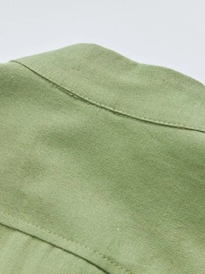 Men's Plus Size Button Detail Long Sleeve Blouse - Tigbul's Variety Fashion Shop