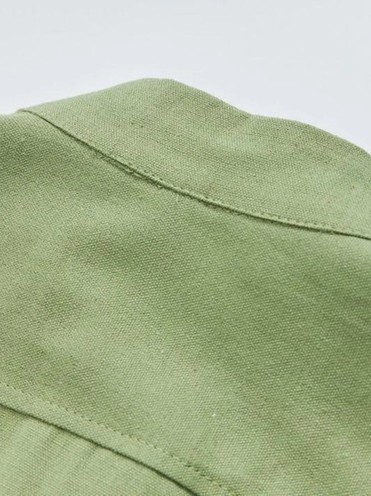 Men's Plus Size Button Detail Long Sleeve Blouse - Tigbul's Variety Fashion Shop