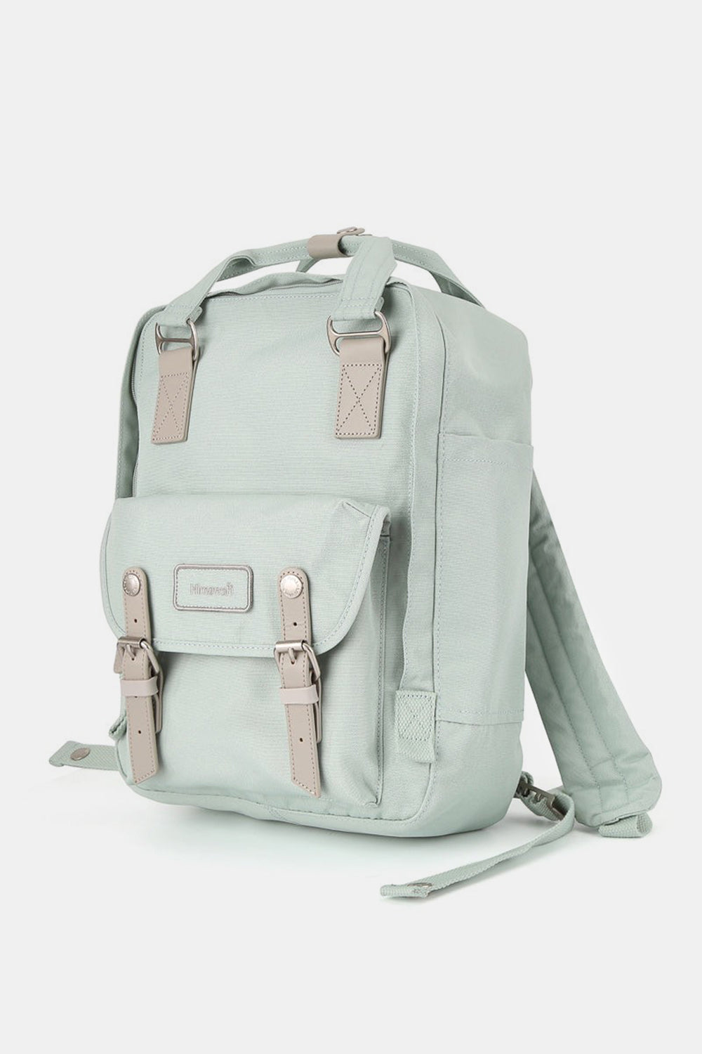 Himawari Contrast Water and Scratch-Resistant Nylon Backpack Bag - Tigbul's Variety Fashion Shop