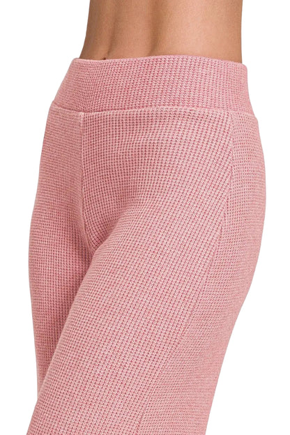 Pink Boxy Sweater Top & Long Pants Set - Tigbul's Variety Fashion Shop