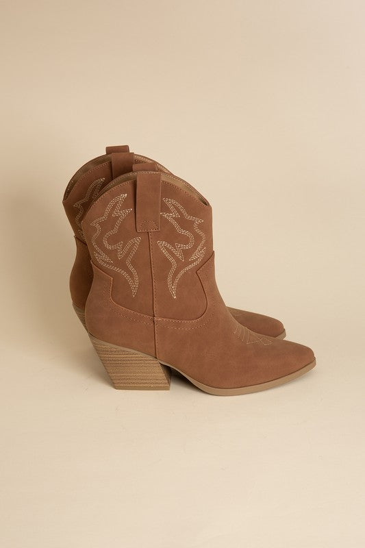 Women's Above Ankle Western Boots  - Tigbuls Variety Fashion