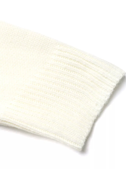 Contrast Round Neck Long Sleeve Sweater - Tigbul's Variety Fashion Shop