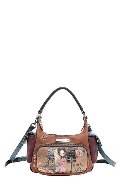 Nicole Lee USA Eco-Leather Shoulder Bag - Tigbul's Variety Fashion Shop