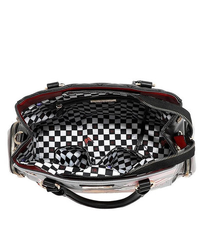 Nicole Lee USA Eco-Leather Handbag with Side Pockets - Tigbul's Variety Fashion Shop