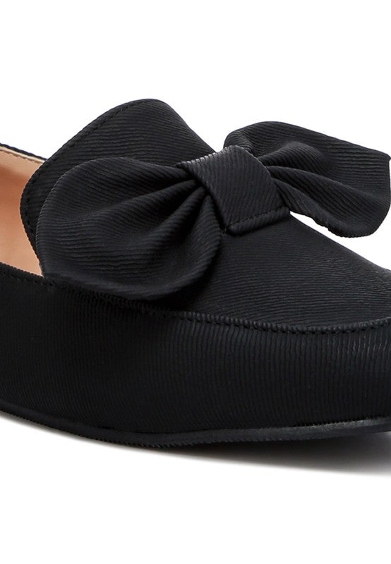 Waveney Bow Embellished Loafers - Tigbuls Variety Fashion