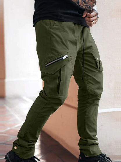 Men's Plus Size Pants with Cargo Pockets - Tigbul's Variety Fashion Shop