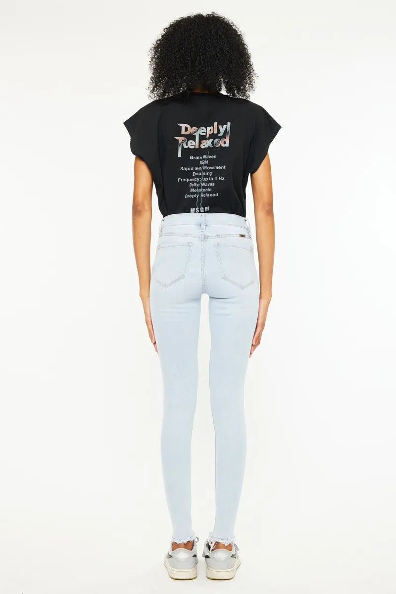 Kancan High Rise Super Skinny Jeans - Tigbul's Variety Fashion Shop