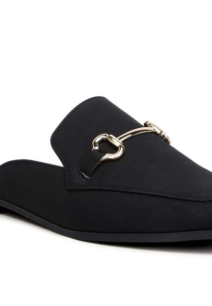 Horsebit Slip On Mules - Tigbuls Variety Fashion