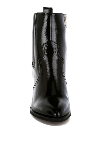 Cornus Pointed Toe Ankle Boots - Tigbul's Variety Fashion Shop