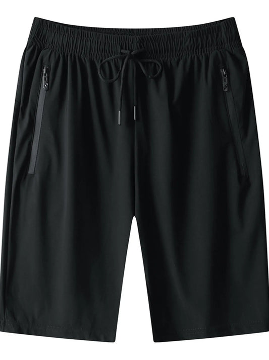 Men's Plus Size Drawstring Shorts with Pockets - Tigbul's Variety Fashion Shop