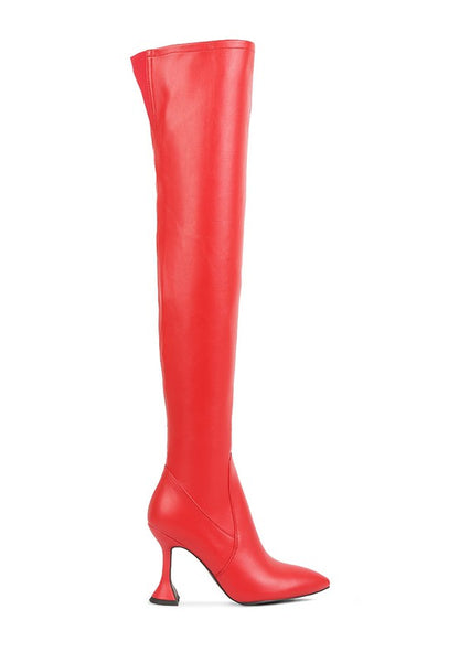 BRANDY OVER THE KNEE HIGH HEELED BOOTS - Tigbul's Variety Fashion Shop