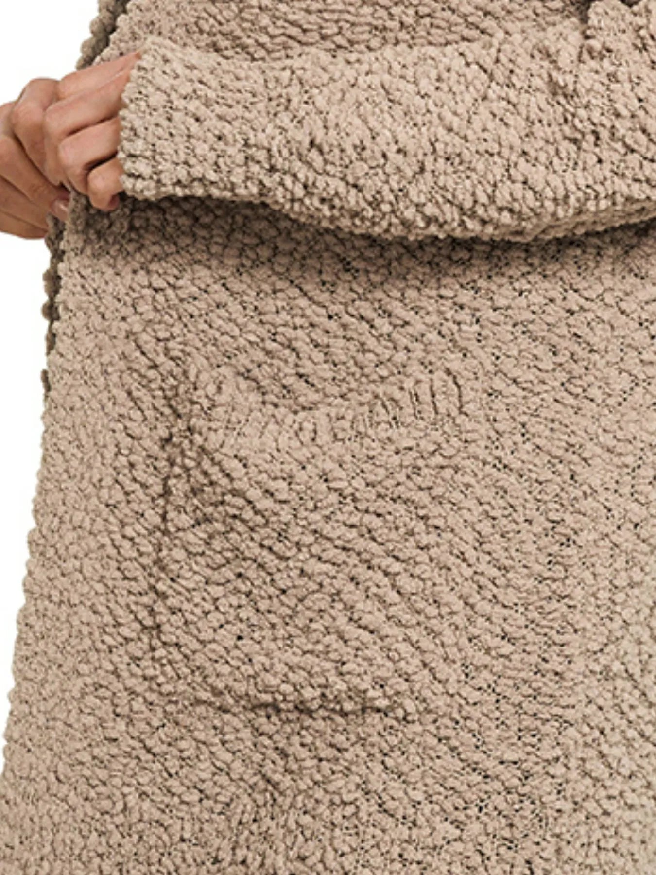 Zenana Long Sleeve Popcorn Sweater Cardigan with Pockets - Tigbul's Variety Fashion Shop
