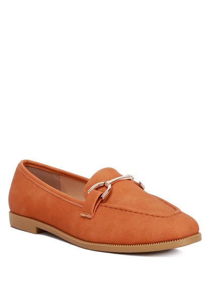 Jagger Horsebit Detail Flat Loafers - Tigbul's Variety Fashion Shop