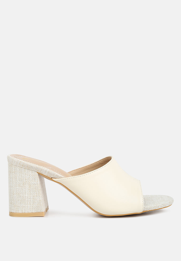 Addie Block Heel Slip On Sandals - Tigbul's Variety Fashion Shop