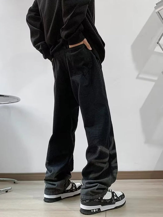 Men's Full Size Wide Leg Jeans Plus Size - Tigbul's Variety Fashion Shop