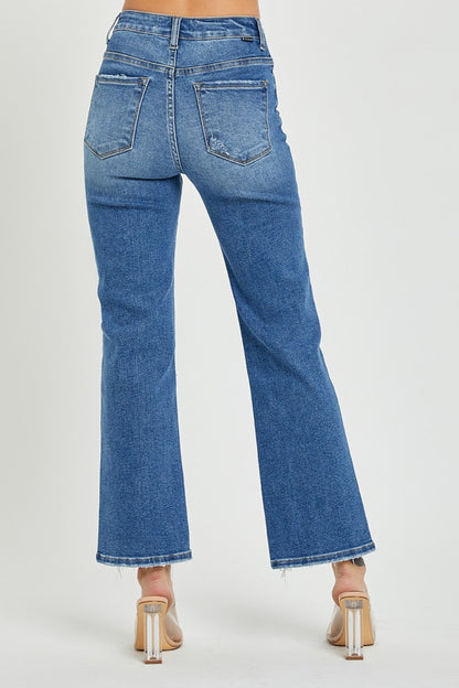 RISEN High Rise Straight Jeans - Tigbul's Variety Fashion Shop