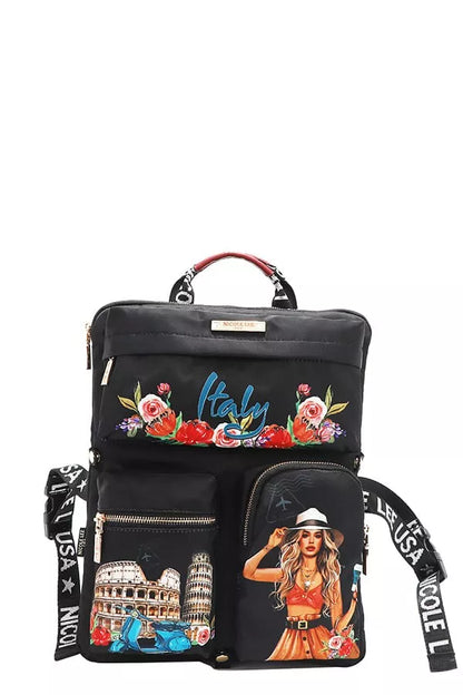 Nicole Lee USA Multi-Pocket Travel Backpack - Tigbul's Variety Fashion Shop