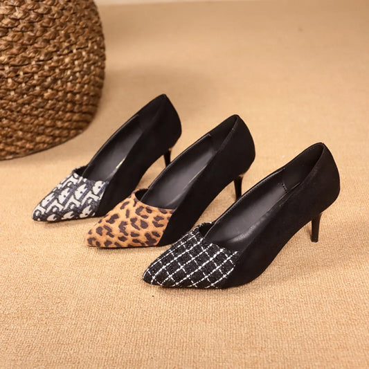 Point Toe Suede Pumps - Tigbul's Variety Fashion Shop