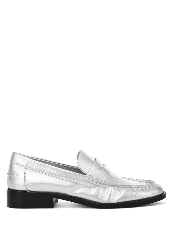 Plavia Genuine Leather Loafers - Tigbul's Variety Fashion Shop