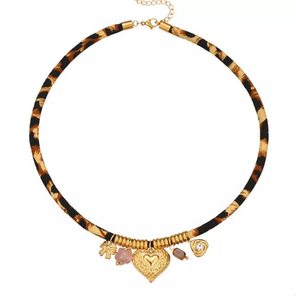 Leopard 18K Gold-Plated Necklace - Tigbul's Variety Fashion Shop