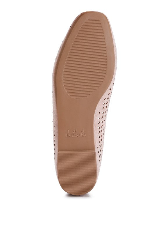 Gordon Perforated Ballerinas - Tigbuls Variety Fashion