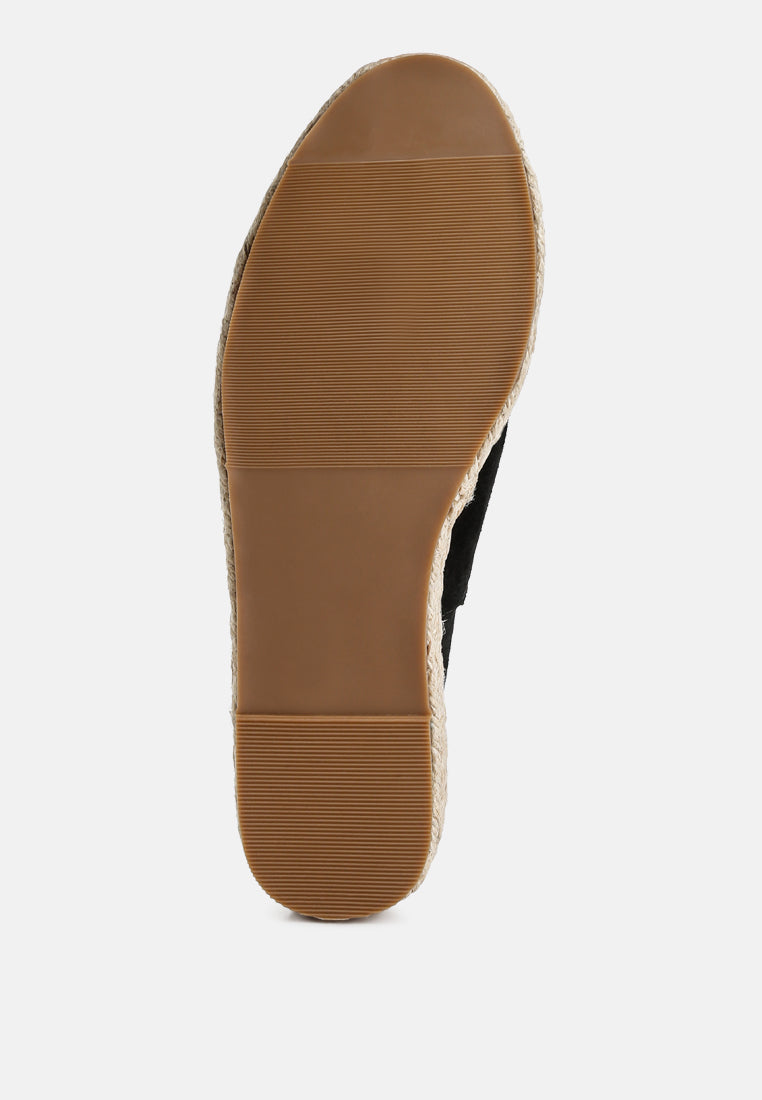 Affie Genuine Suede Slingback Strap Espadrilles - Tigbul's Variety Fashion Shop