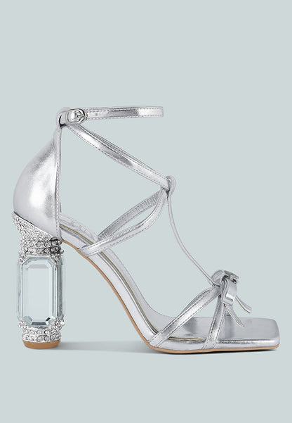 Affluence Jeweled High Heel Sandals