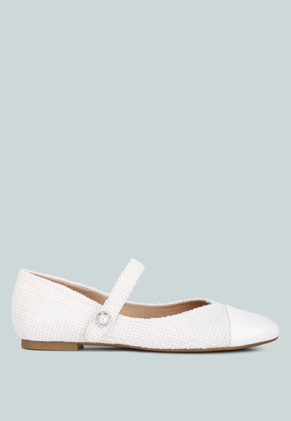 Albi Patent Toe Cap Satin Mary Jane - Tigbul's Variety Fashion Shop