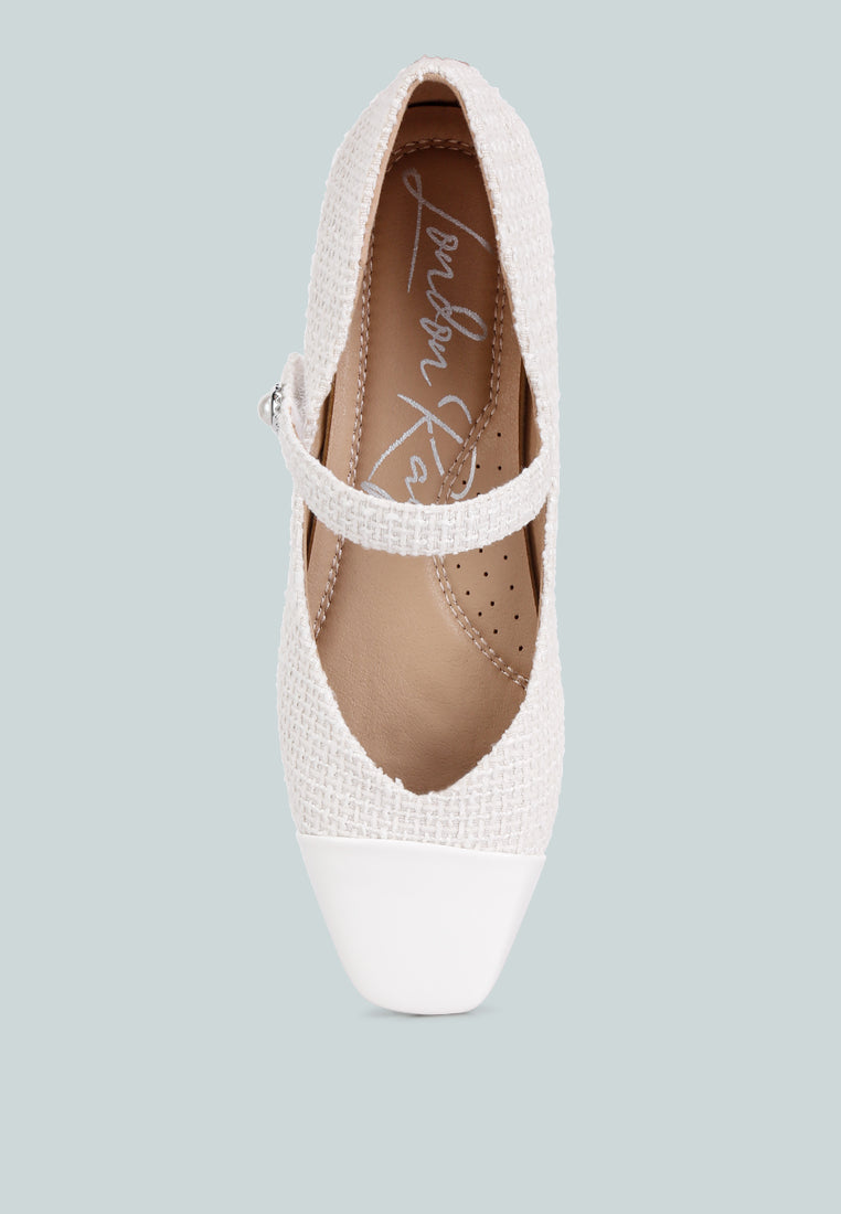 Albi Patent Toe Cap Satin Mary Jane - Tigbul's Variety Fashion Shop