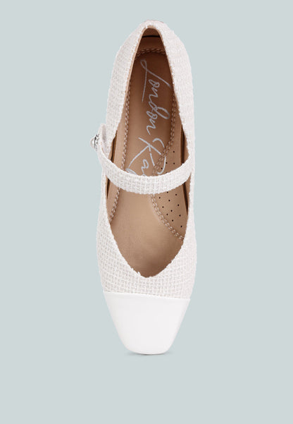 Albi Patent Toe Cap Satin Mary Jane - Tigbul's Variety Fashion Shop