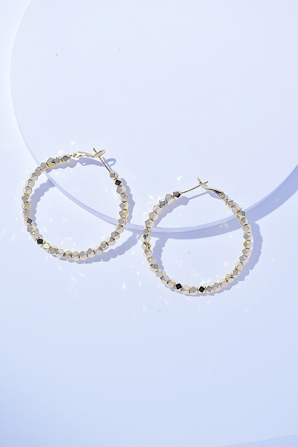 Alloy Hoop Earrings - Tigbul's Variety Fashion Shop