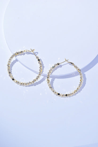 Alloy Hoop Earrings - Tigbul's Variety Fashion Shop